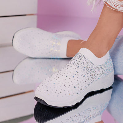 Дамски маратонки Alicia - White