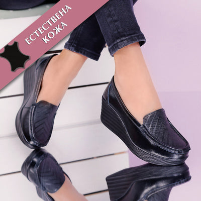 Дамски обувки на платформа Aurelia - Black