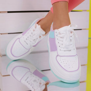 Дамски кецове Almina - Purple