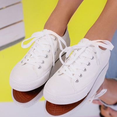 Дамски гуменки Ilona - White