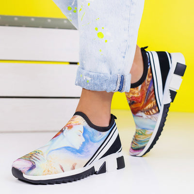 Дамски маратонки Madinat - Blue