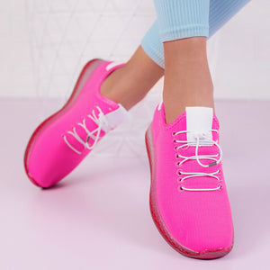 Дамски маратонки Moka - Pink