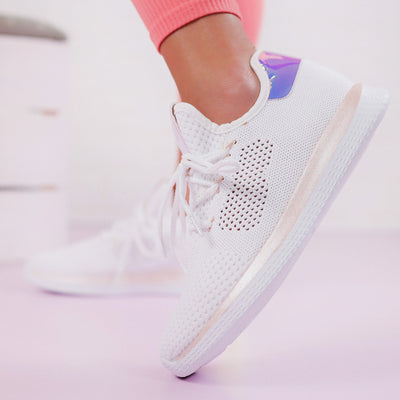 Дамски маратонки  Lena - White/Pink