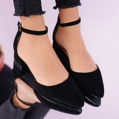 Дамски сандали на ток Ariah - Black