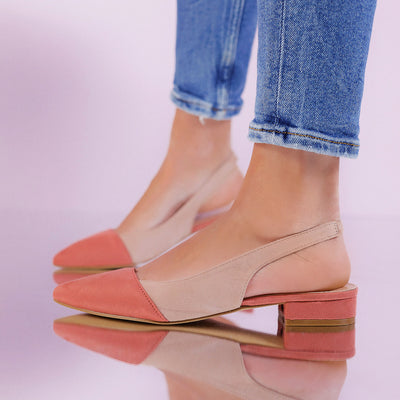 Дамски обувки на ток Boyana - Pink