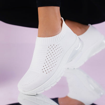 Дамски маратонки Tenida - White