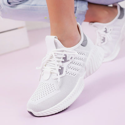 Дамски Маратонки Doly - White