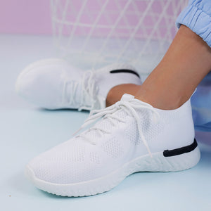 Дамски маратонки  Lesa - White