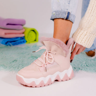 Дамски боти Mona - Pink