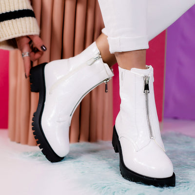 Дамски боти Cecily - White