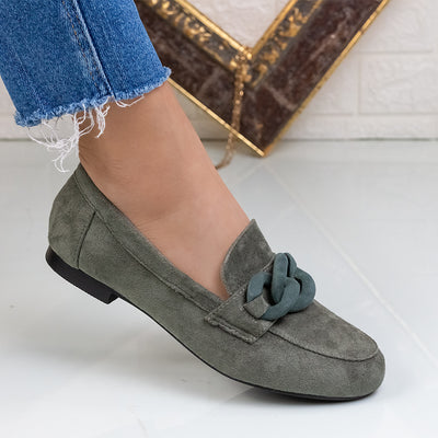 Дамски обувки Lorena - Olive