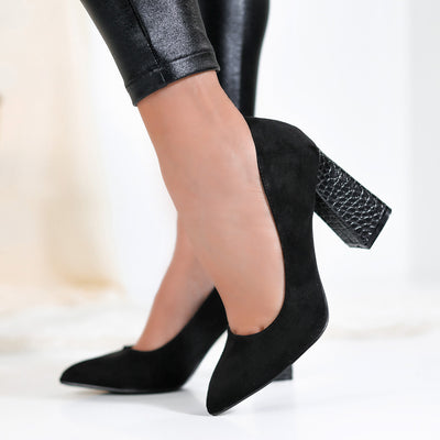 Дамски обувки на ток Dolly - Black