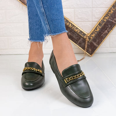 Дамски обувки Esma - Olive
