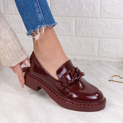 Дамски обувки Delia - Maroon