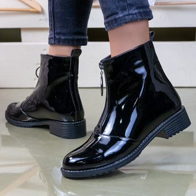 Дамски боти Kamea - Black Leather