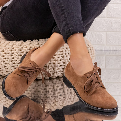 Дамски обувки Poly - Brown
