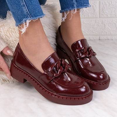 Дамски обувки Delia - Maroon