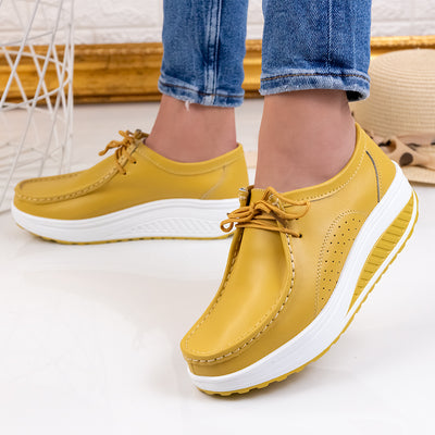 Дамски обувки Leta - Yellow