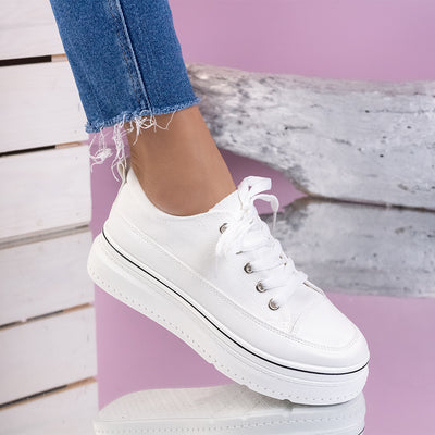 Дамски кецове Naya - White