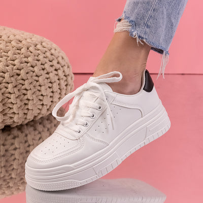 Дамски кецове Adora - White/Black