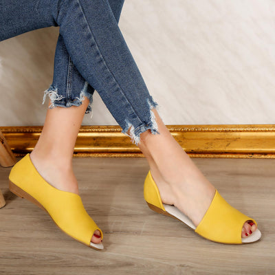 Дамски сандали Katrina - Yellow