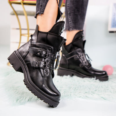 Дамски боти Loreyn - Black