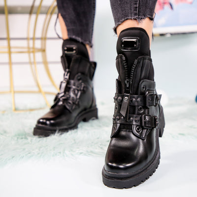 Дамски боти Loreyn - Black