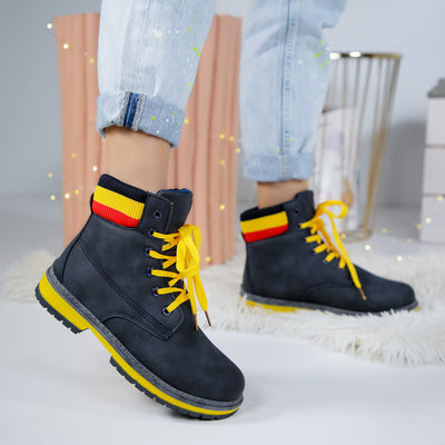 Дамски кубинки Petra - Navy