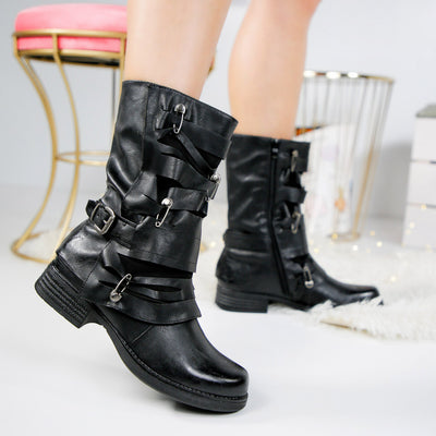 Дамски боти Nica - Black