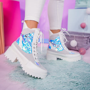 Дамски боти Nikena - White