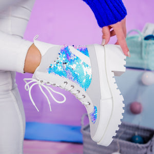 Дамски боти Nikena - White