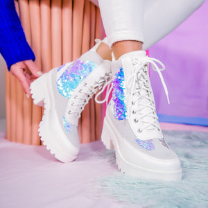 Дамски боти Nikena - White