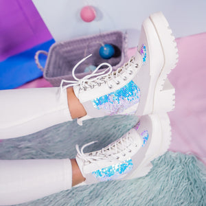 Дамски боти Nikena - White
