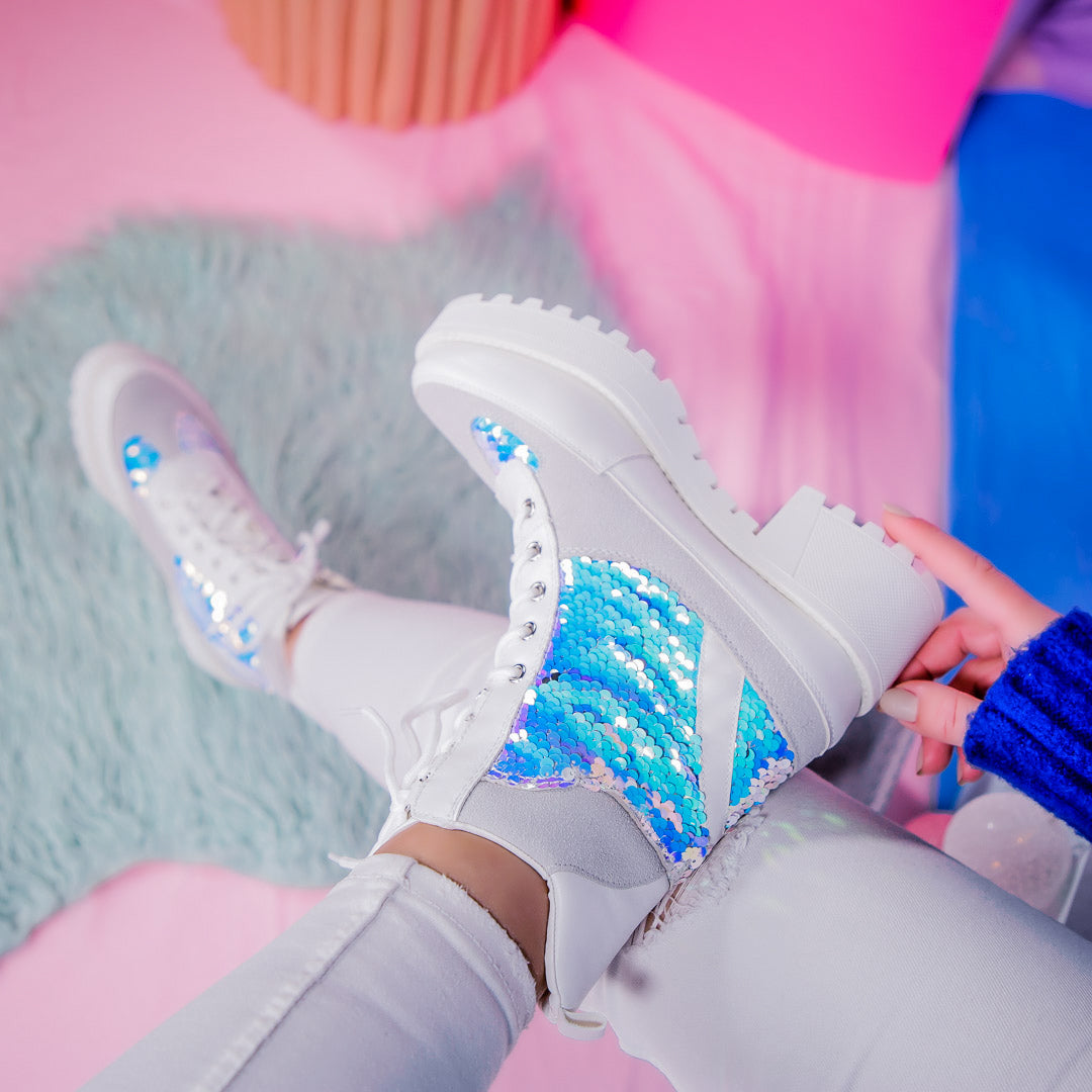 Дамски боти Nikena - White