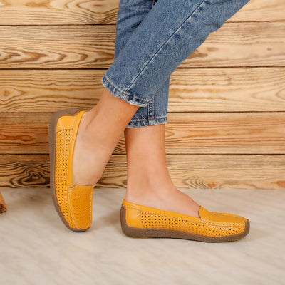 Дамски обувки Cassandra - Yellow