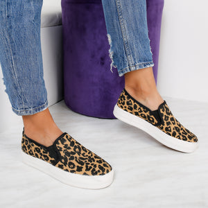 Дамски гуменки Leana - Brown Leopard