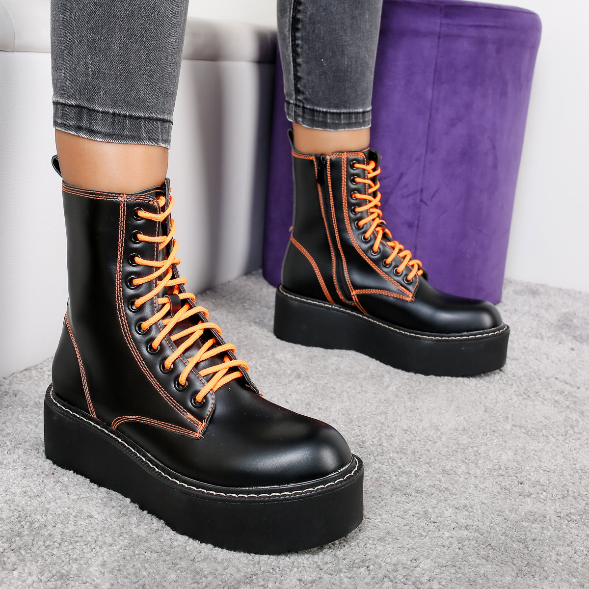 Enigma mega platform neon boots online