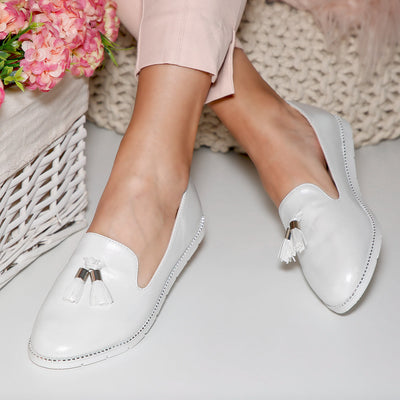 Дамски обувки Alessa - White