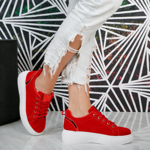 Дамски кецове Adella - Red