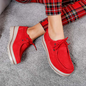 Дамски мокасини Tinley - Red