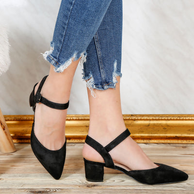 Дамски обувки на ток Belisa - Black