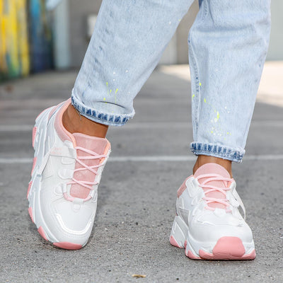 Дамски маратонки Silana - Pink