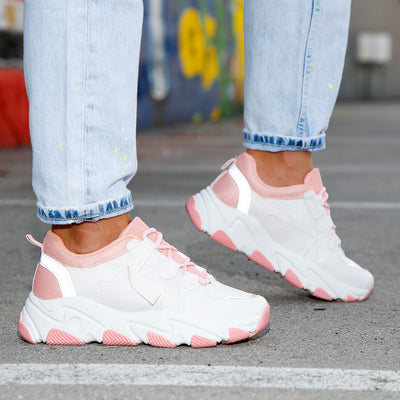 Дамски маратонки Silana - Pink