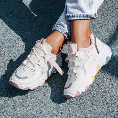 Дамски маратонки Salvina - Pink