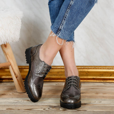 Дамски обувки Andreea - Grey