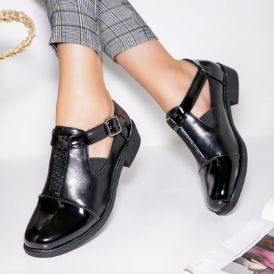 Дамски обувки Asena - Black Leather