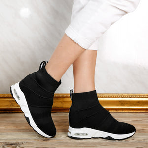 Дамски кецове на платформа Kylie - Black