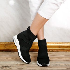Дамски кецове на платформа Kylie - Black