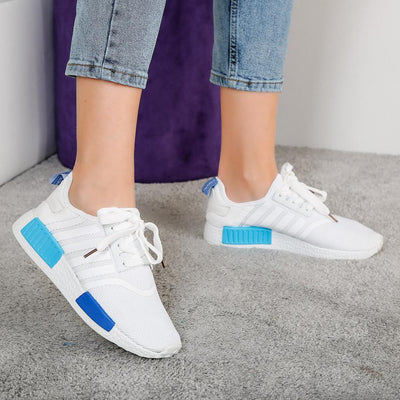Дамски маратонки Vega - White/Blue