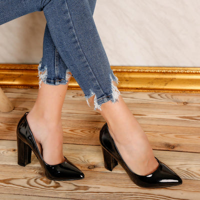 Дамски обувки на ток Paloma - Black